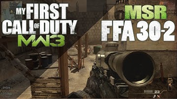 MW3 | [30-2] MSR Quick Scope FFA Fast Online Gameplay Commentary | HD