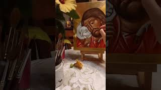 Good Shepherd Icon By Krystyna Kuś Kilichowska