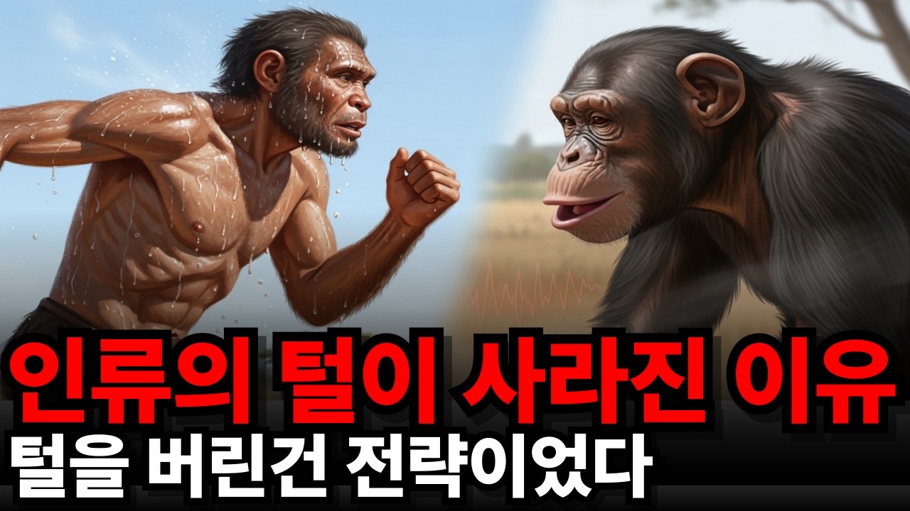 털이 없어진 인류 진화의 충격적 비밀, 왜 머리카락과 겨털만 남았을까?