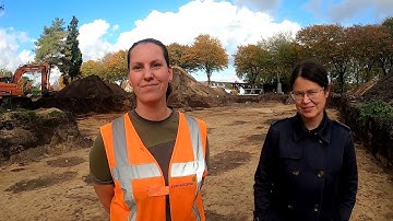 Archeologische opgravingen Wethoudersbuurt Ede (22-10-2024)