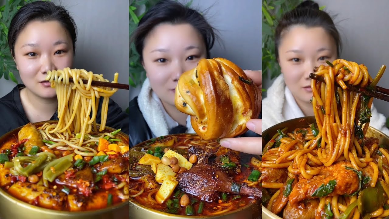 YUMMY 😋 🤤#10 :Eat pig brain belly pork 🤤😋{ Seav Hor} Noodles🍜🍜.#belly #eating  #mukbang #yummy 
