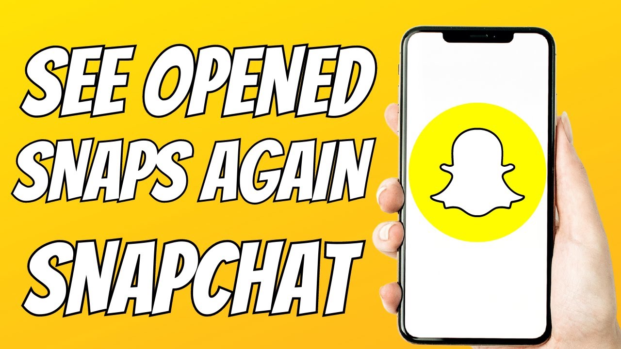 How To See Opened Snaps Again On Snapchat 2023 - YouTube