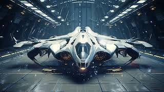 Spaceship Hangar From Deep Space Station. Sci-Fi Ambiance for Sleep, Study, Relaxation screenshot 4