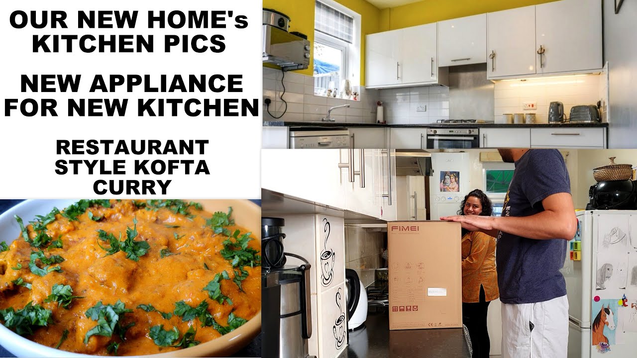 NEW KITCHEN NEW APPLIANCE | Indian Dinner Routine 2021 | Kofta Curry with Roti & Tandoori Pyaj