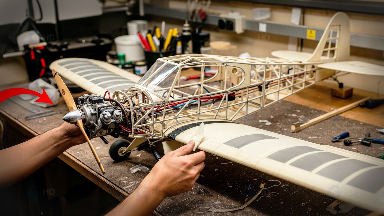 Мужчина за 120 ДНЕЙ строит ГИПЕРРЕАЛИСТИЧНУЮ масштабную модель самолета от @MarkoRoolaid