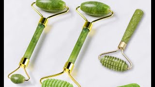 Natural Face Mager Guasha Scr Jade Roller Mage Face Gua Sha Scr Jade Roller Micron