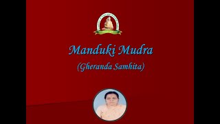 Manduki Mudra