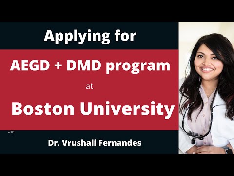 How to apply  to Boston University dental programs  | International dentist