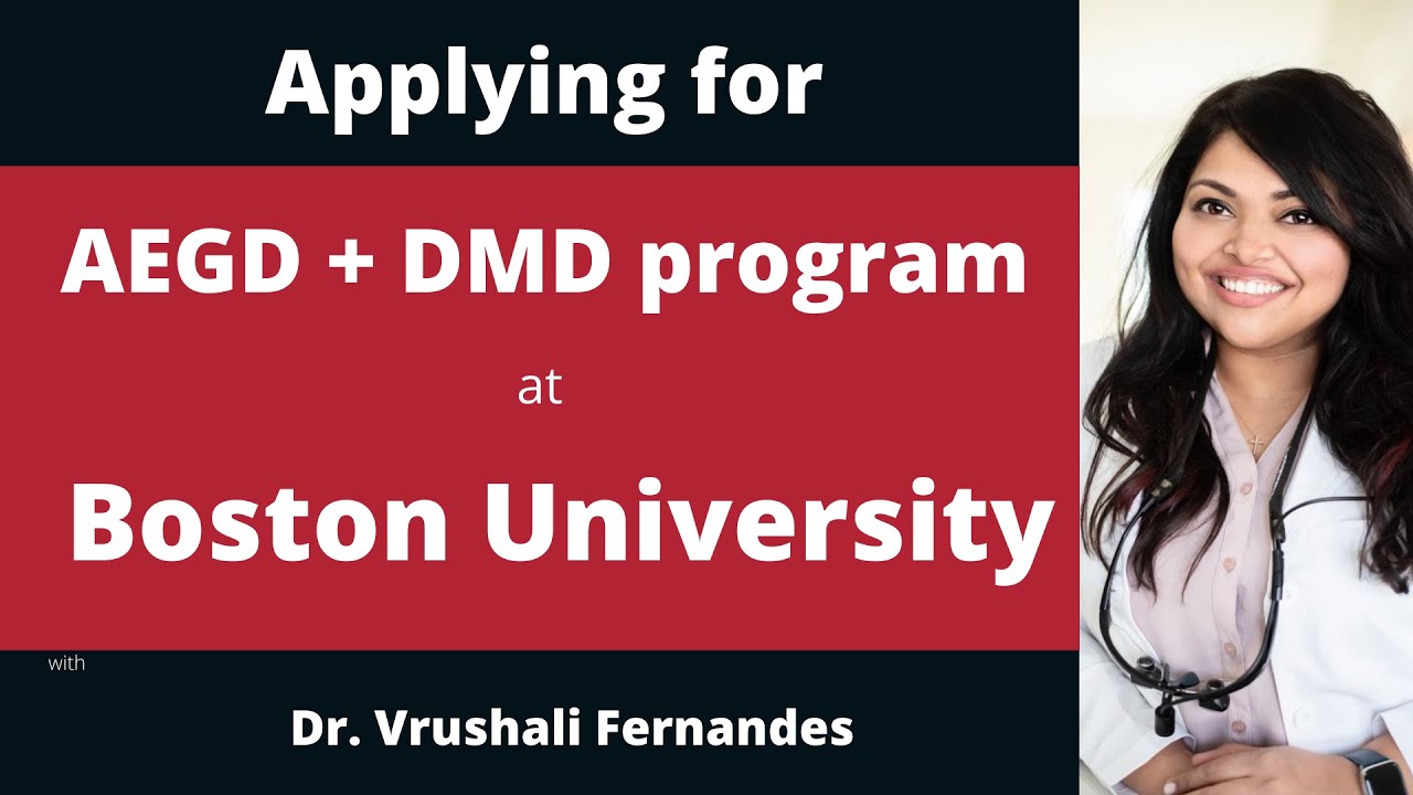 How to apply to Boston University dental programs International