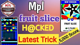 MPL fruit slice games hack mod APK download screenshot 2