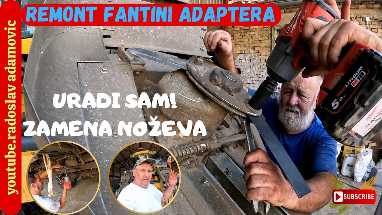 REMONT FANTINI ADAPTERA! ZAMENA NOŽEVA: URADI SAM! ;REPAIR OF FANTINI ADAPTER! REPLACEMENT OF KNIVES