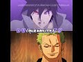 SASUKE VS ZORO#naruto#sasuke#zoro#luffy#anime @Phantomthefootballplayer #comparison#sharigan