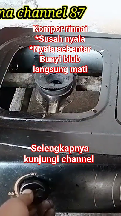 kompor gas rinnai bunyi BLUB langsung mati#shorts