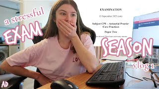 THE MOST STRESSFUL EXAMS SINCE UNI | actuarial exam season vlog 1 (IFoA)