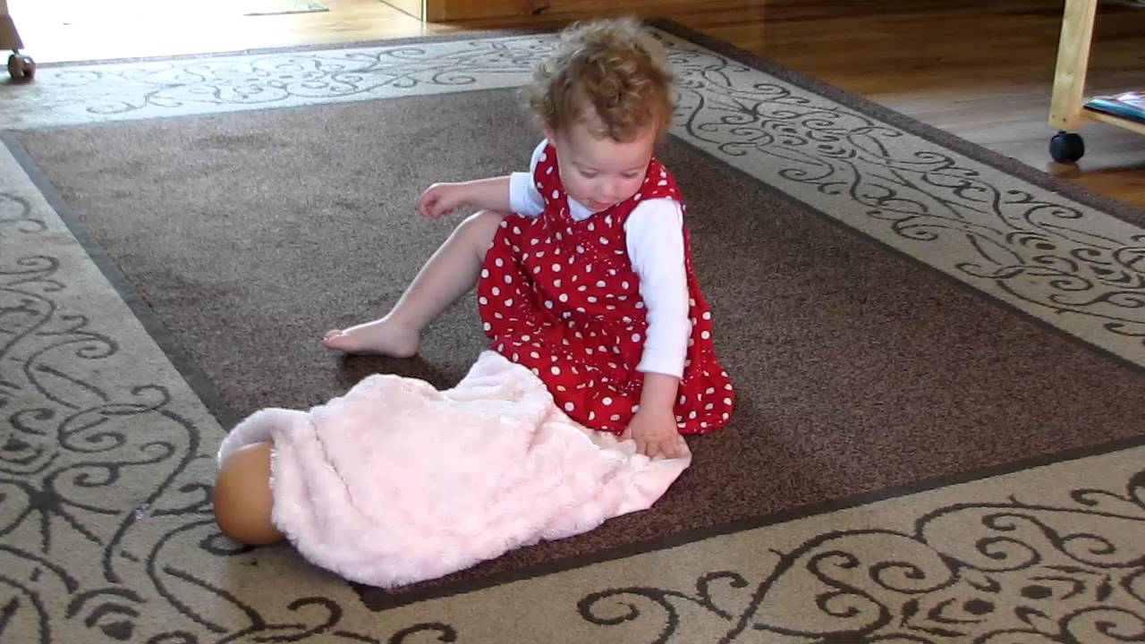 Lexi Baby Lexi with her Baby Doll - YouTube