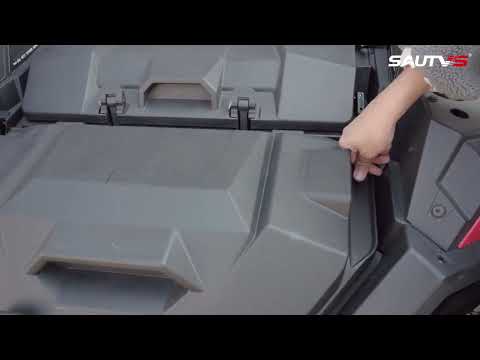 SAUTVS Installation of 42 QT Rear Cargo Storage Box for Polaris RZR ...