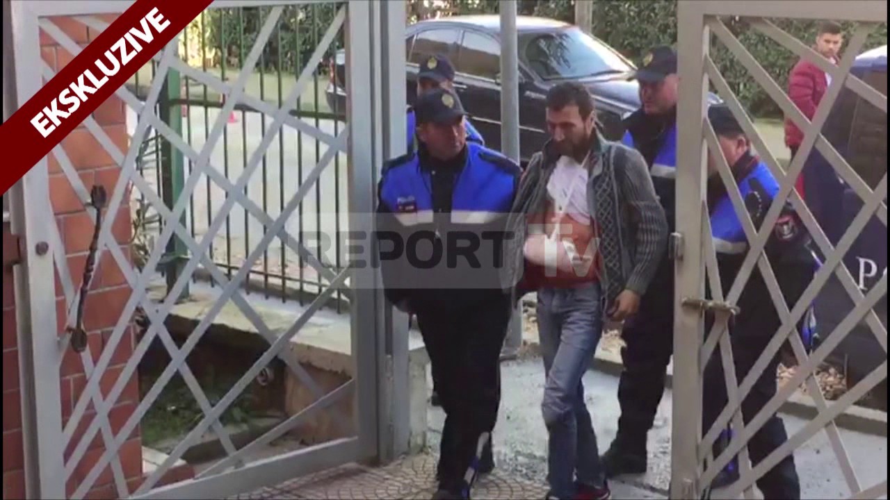 Report TV - Vrasja e Patës, Ari Alinari në gjykatë i plagosur