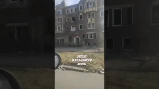 Vacant old Apartment building off Dexter Road in Detroit #shorts #shortvideo #trending