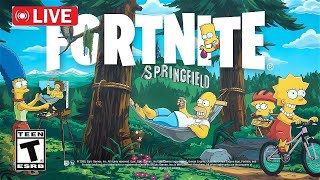 🔴LIVE! - FORTNITE SIMPSONS SEASON LEAKED RIGHT NOW!! NEW BATTLE PASS, MAP, & MORE! (LIVE)