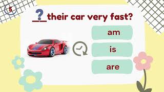 Verb TO BE Questions | Quiz for Kids| Am, Is or Are? | English Grammar