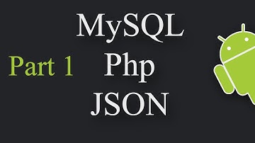 Insert Data Into a Database using Android, PHP, MySQL, JSON Part 1/2