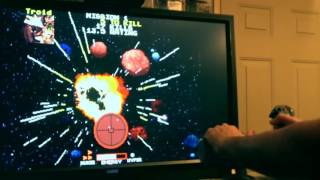 Space Lords (Arcade) with Analog Flight Stick in MAME