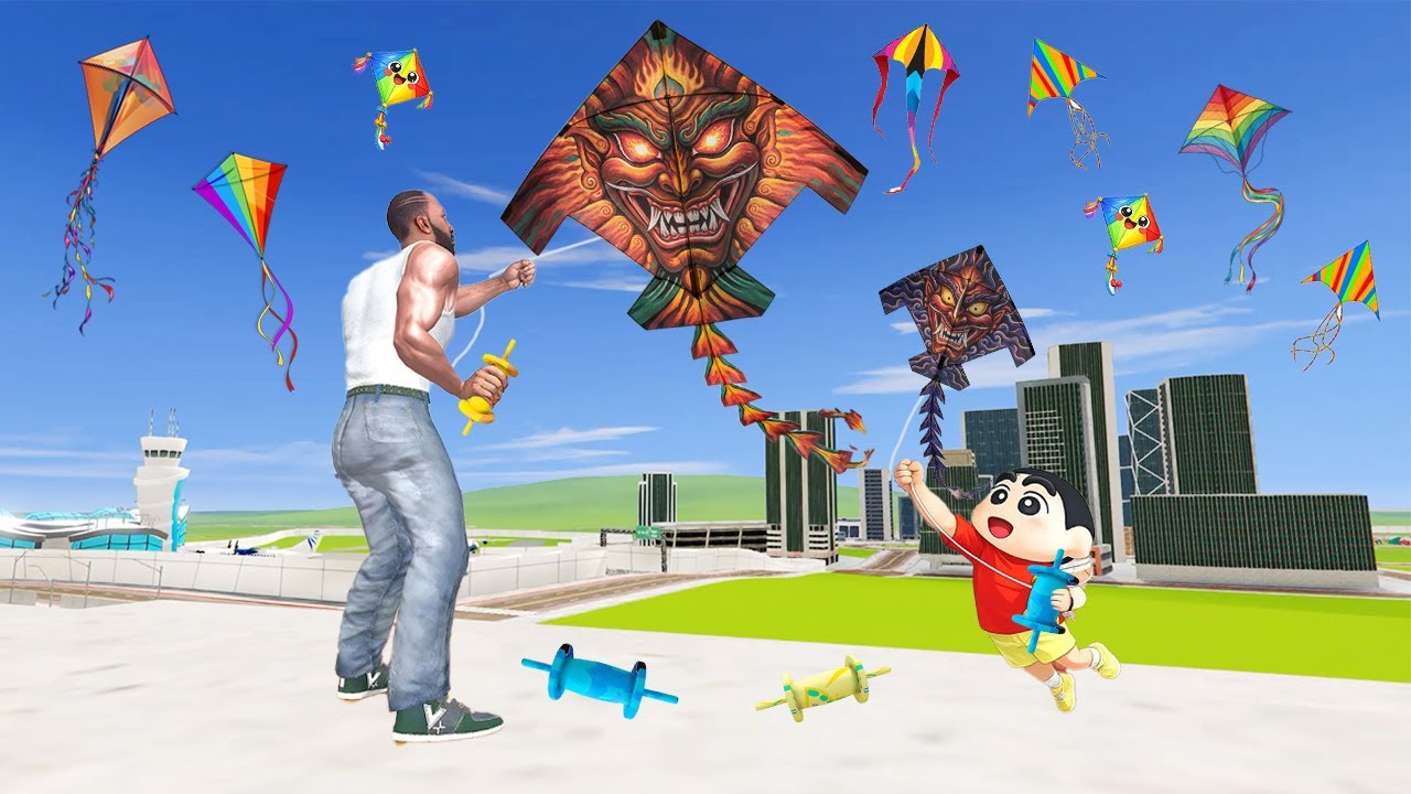 Franklin Celebrate Makar sankranti in Indian Bike Driving 3D