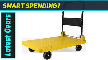 Push Cart Dolly Folding Platform Truck: The Ultimate Moving Solution!