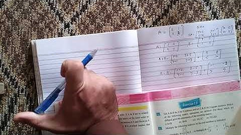 Mathematics Grade 9 Unit 1 Exercise 1.3 Addition, Subtraction of Matrix Additive Identity & Inverse
