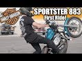 Sportster 883 First Ride - Is It A WEAK Cruiser?