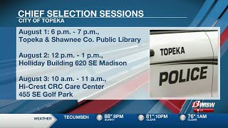City of Topeka to host public input sessions for police chief selection