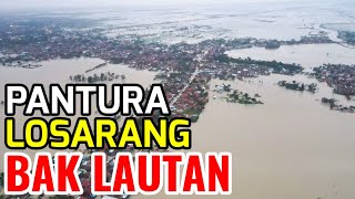 BANJIR PANTURA LOSARANG INDRAMAYU 2021 (Video Drone)