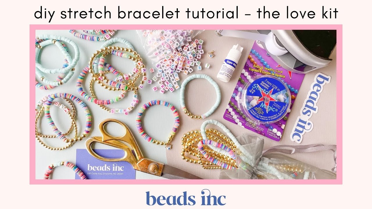 Video: How To Make Beaded Alphabet Name Bracelets - Something Turquoise