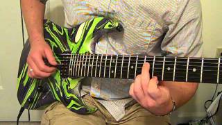 Video thumbnail of "Brother John by Joe Satriani cover! Ibanez RG7620 with Bare Knuckle Aftermath set"