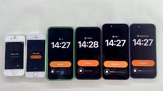 Alarm Clock + Timer Iphone Air, Iphone 16 Plus, Iphone 13 Pro, Iphone 11, Iphone 5S, Iphone 4S
