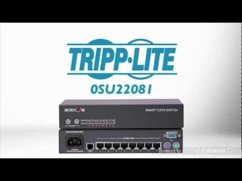 Product Tour: TRIPP LITE 0SU22081 Minicom Smart 108 - 8-Port Cat5 KVM Switch for Rack Environments