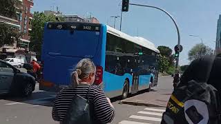 Here is the Emt bus 5422 on the number 48 in Madrid Wednesday 22 April 2026