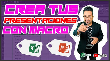 Crear presentación con macros en excel