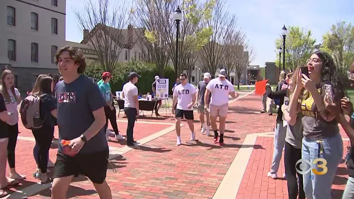Widener University Male Students Walk Through Campus In Heels To Raise Awareness For Domestic Violen