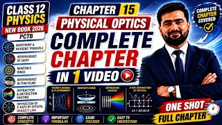 Chapter 15 Physical Optics | Complete Chapter in 1 Video | Class 12 Physics New Book 2026 