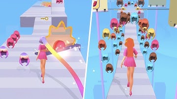 Hair Challenge New Update Gameplay Walkthrough (iOS,Android) Part 1 | Level 6-9