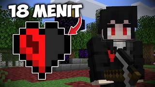 Beating Minecraft with Half Health in 18 Minutes