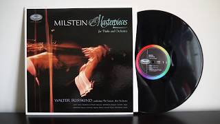 Nathan Milstein Masterpieces For Violin And Orchestra (1960