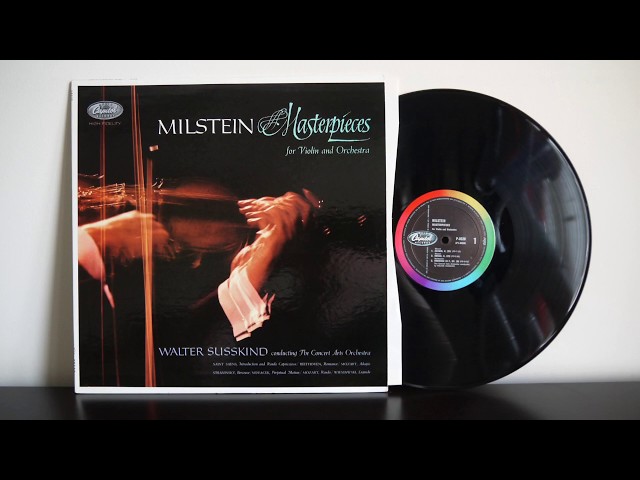 Nathan Milstein Masterpieces For Violin And Orchestra (1960