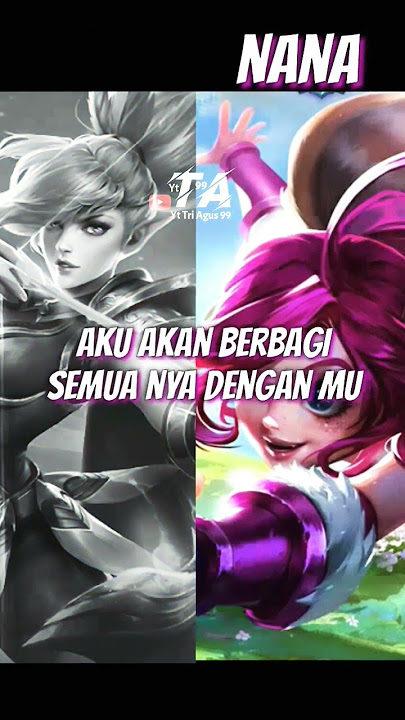 Percakapan Hero Miya Dan Nana Mobile legends Indonesia #shorts