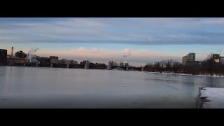 FROZEN SOLID: Boston Charles River Esplanade Massachusetts:  #charlesriver #boston