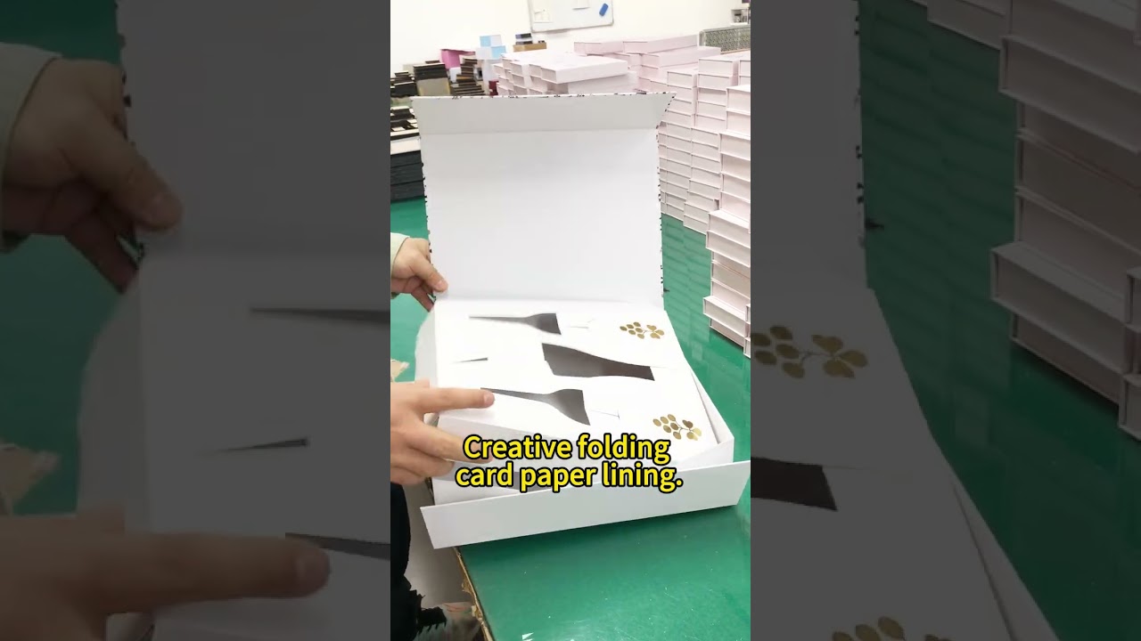 Folding gift box,creative folding design for wine bottle packaging.