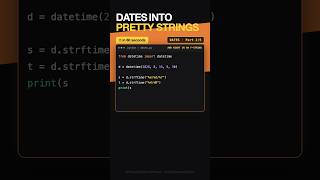 Dates into PRETTY strings