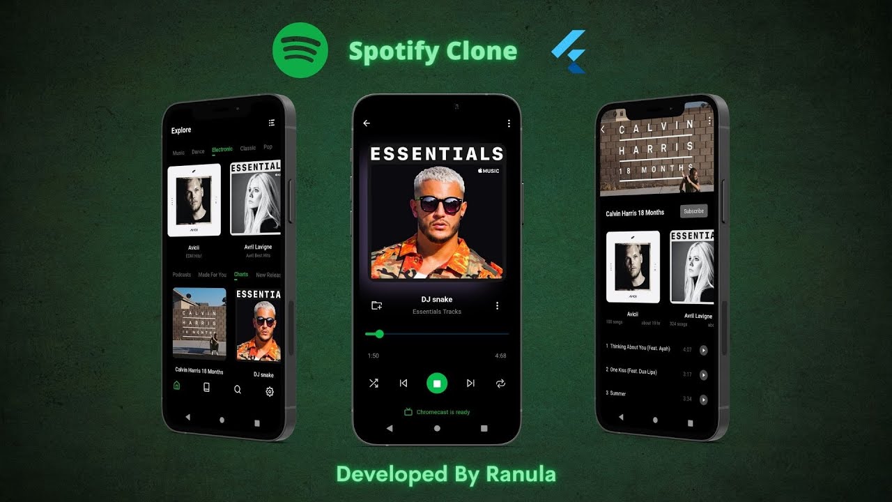 Flutter Spotify Clone | Build using Dart Langugae - YouTube