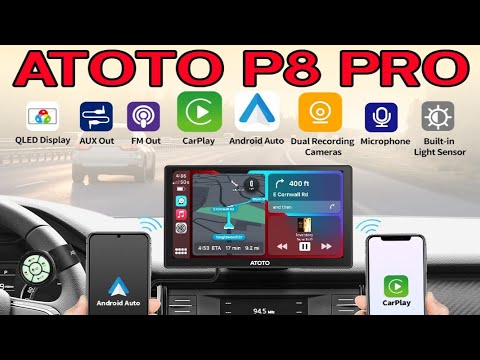 ATOTO P8 Pro review, 7 On-Dash Car GPS Navigation, Wireless CarPlay &  Wireless Android Auto + SWC 